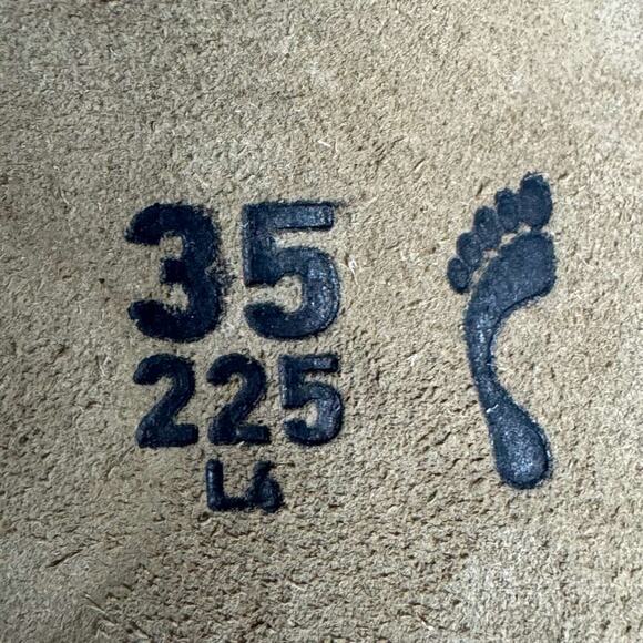 Birkenstock Arizona Suede Leather Sandals Tan Size 35 US (L6) New Without Box - Picture 5 of 7